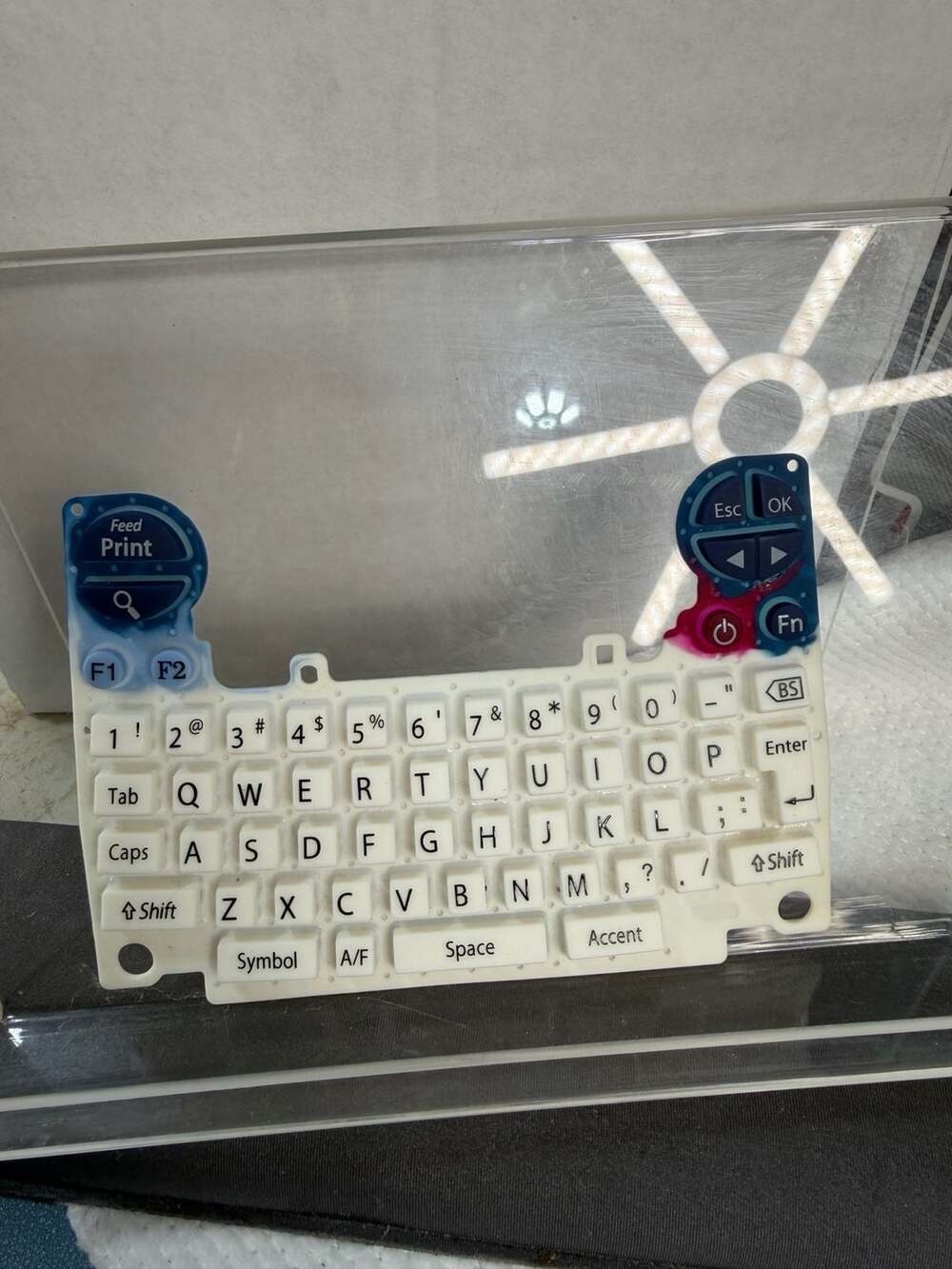 Brother P-touch PT-1880 Label Maker Replacement Silicone Keyboard Keypad Membran